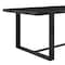 Armen Living Felicia Outdoor Patio 7-Piece Dining Table Set in Aluminum with Gray Rope and Cushions 840254333307 - alternate 4
